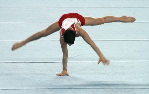 Gruppe beim Gymnastiktraining